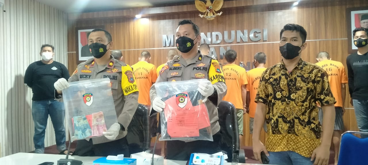 Operasi Pekat Menumbing 2022: Polres Bangka Selatan Tahan 9 Tersangka 2 IMG 20220408 WA0017