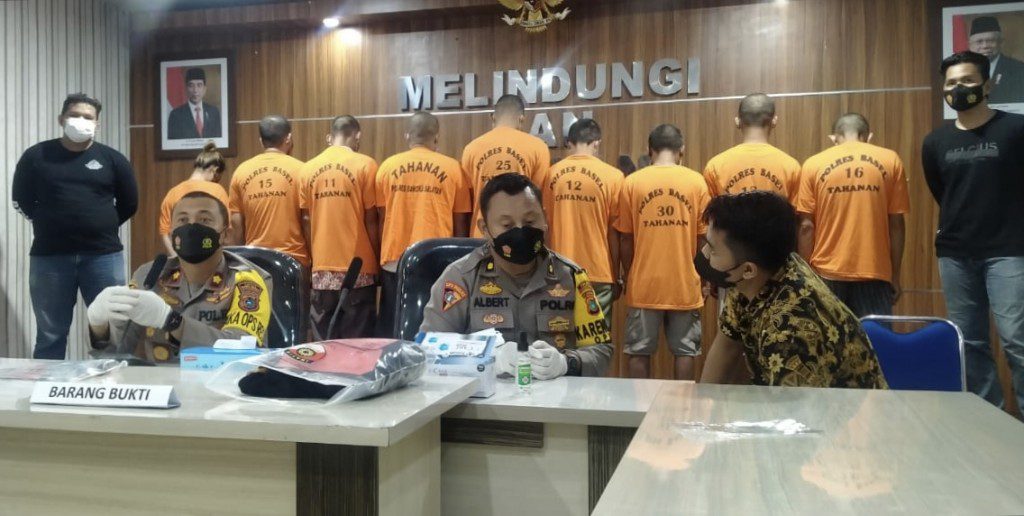 Operasi Pekat Menumbing 2022: Polres Bangka Selatan Tahan 9 Tersangka 1 IMG 20220408 192823