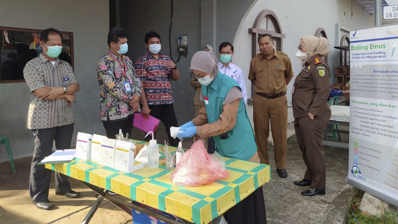 BPOM Pangkalpinang Cek Jajanan Buka Puasa di Toboali 2 IMG 20220412 212552