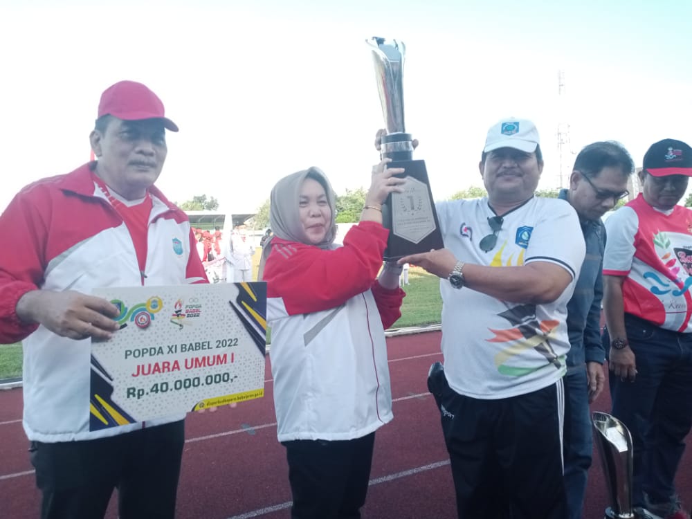 Kota Pangkalpinang Kembali Sabet Juara Umum POPDA Babel 2022 2 IMG 20220723 WA0043