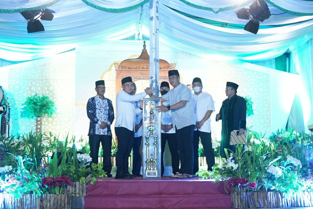 Walikota Maulan Aklil Tutup MTQH Tingkat Kota Pangkalpinang 1 IMG 20220726 WA0011