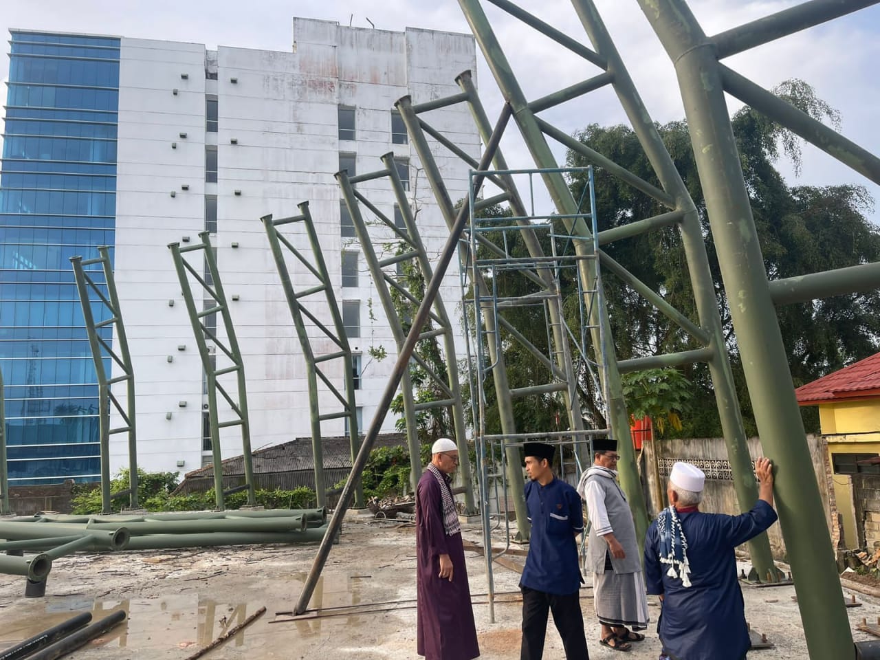 Terima Silaturahmi Ulama, Walikota Tambah Semangat Bangun Masjid Agung Kubah Timah 2 IMG 20230215 WA0028