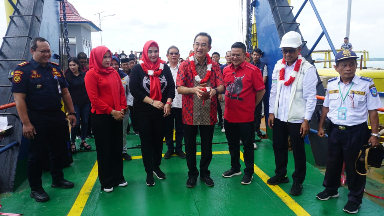 Pelayaran Lintasan Keperintisan Sadai–Tanjung Gading Resmi Diresmikan 2 suarabahana