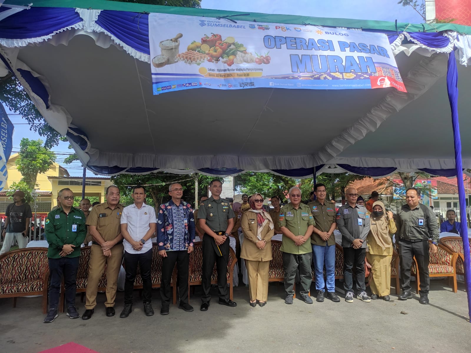 Pemkot Pangkalpinang dan Bank Sumsel Babel Gelar Operasi Pasar Murah 2 IMG 20240325 WA0080