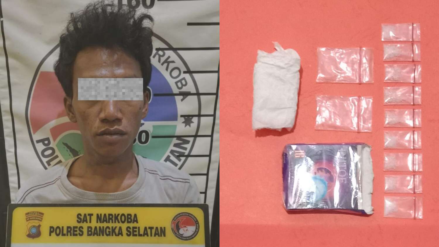 Polisi Tangkap Cili di Payak Ubi Toboali, Sabu-sabu Siap Edar Disita 2 1000144958