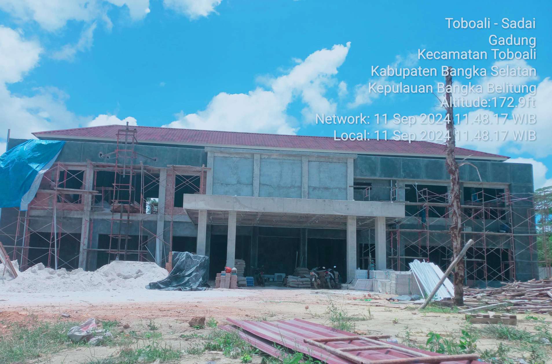 Realisasi Fisik Pembangunan Kantor Polsek Toboali Lampaui Target 2 1000150310