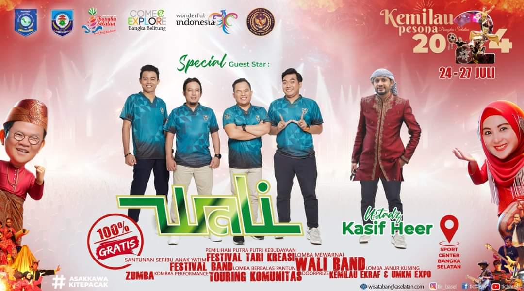 Event Kemilau Pesona Bangka Selatan 2024 Hadirkan Band Wali 2 1000162827