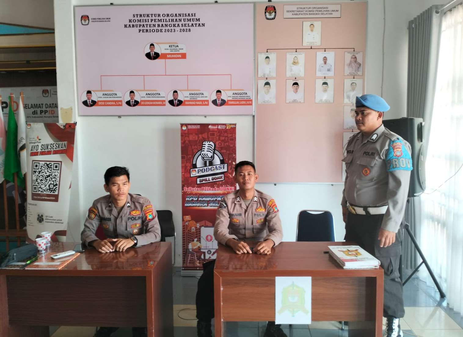 Propam Pastikan Disiplin Personel Pengamanan Pilkada Bangka Selatan 2 1000181404