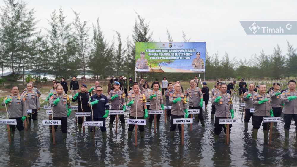 PT Timah dan Polda Babel Bersatu Hijaukan Pantai Menuang 2 1000207631