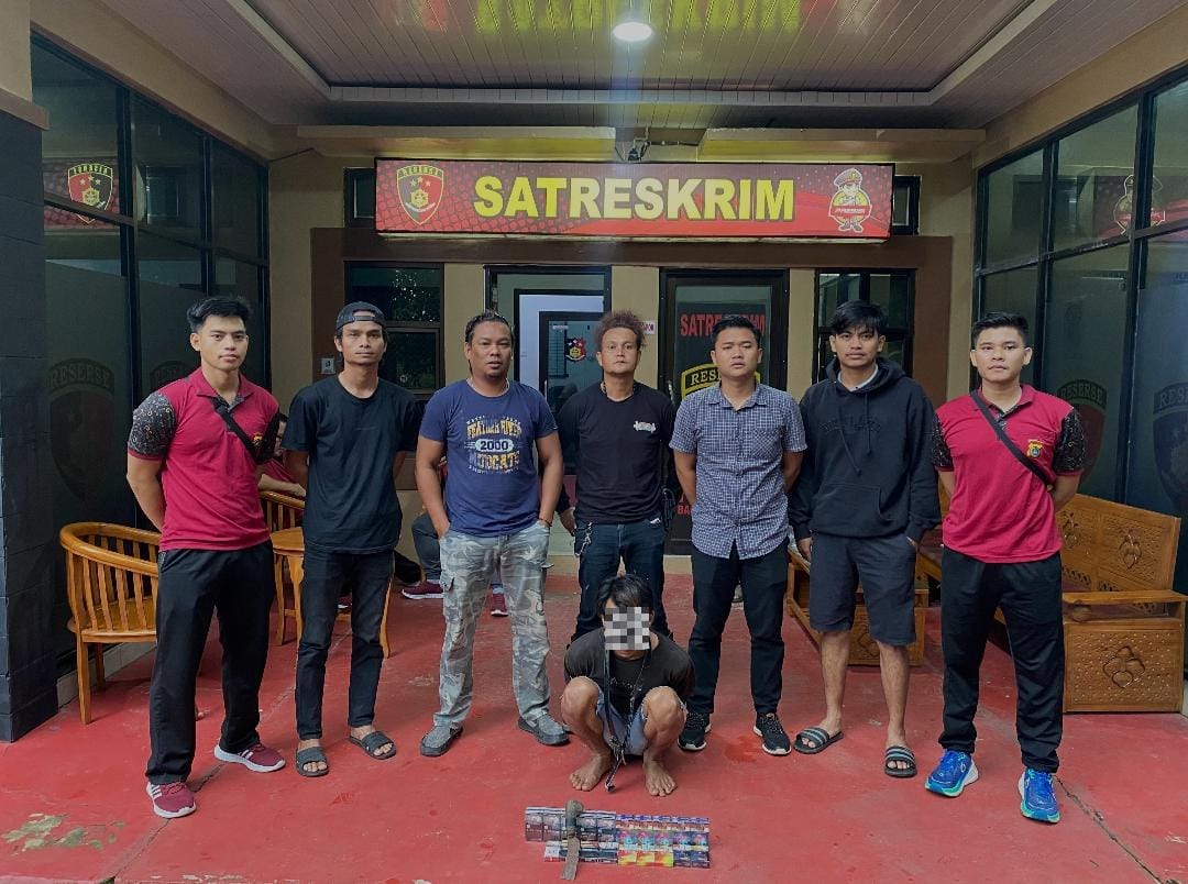 Pencuri Kambuhan di Toboali Terciduk Saat Beraksi di Toko Kelontong 2 Sumber foto: Humas Polres Bangka Selatan.