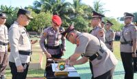 Penyegaran Jabatan di Polres Basel, Kapolres Harapkan Kinerja Maksimal 6 pelantikan dan sertijab polres bangka selatan
