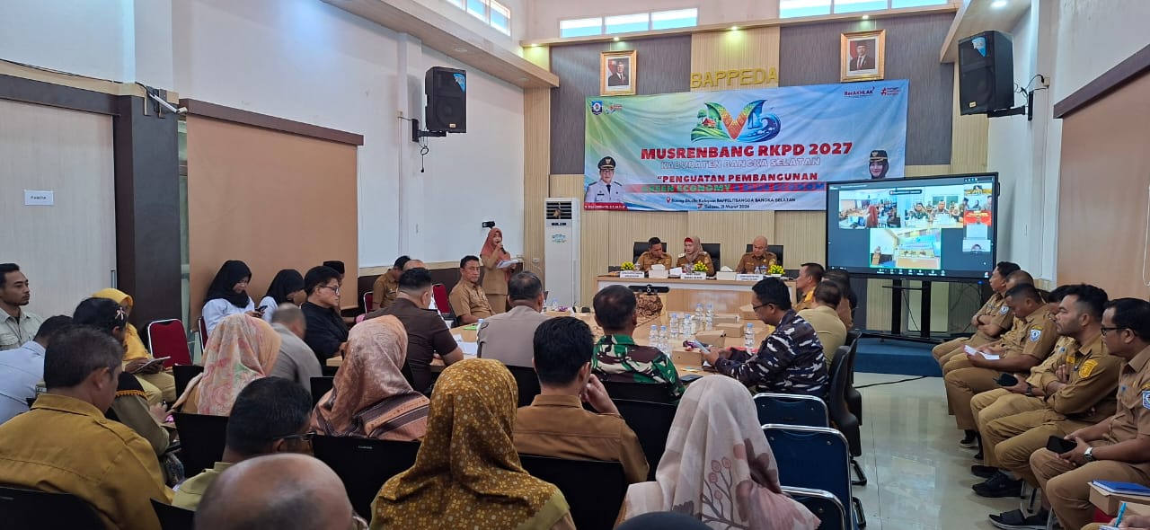 Musrenbang RKPD 2027 Bangka Selatan Tekankan Perencanaan Partisipatif dan Berkelanjutan 1 bahana16