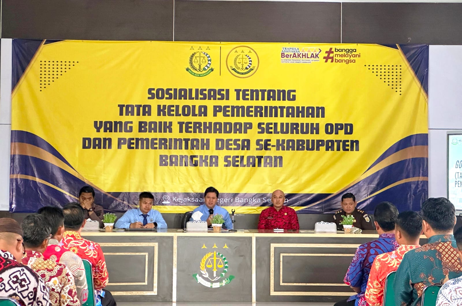 Kejari Bangka Selatan Dorong Good Governance dan Akuntabilitas Pengelolaan Keuangan Negara 1 bahana45