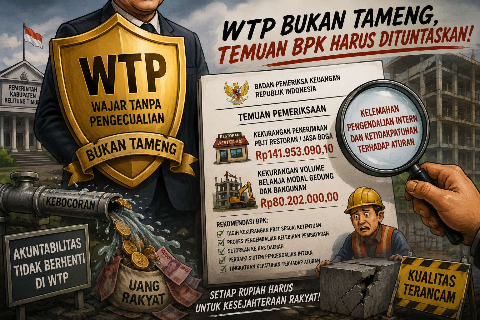 Halo Pemkab Belitung Timur, WTP Tidak Menghapus Temuan! 1 Compress 20260702 063624 4632