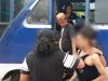 Detik-detik terduga pelaku pencurian motor di belakang SMA Negeri 1 Toboali diamankan petugas Resmob Macan Selatan di Air Gegas, Bangka Selatan. (Foto: Dok. Polres Bangka Selatan).